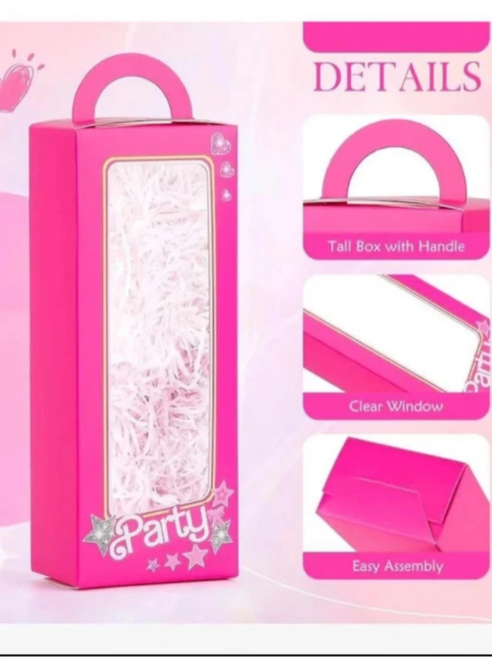 Lot of 5 Kohl's Best Friend Necklaces Pack with Pink Party Favor Boxes